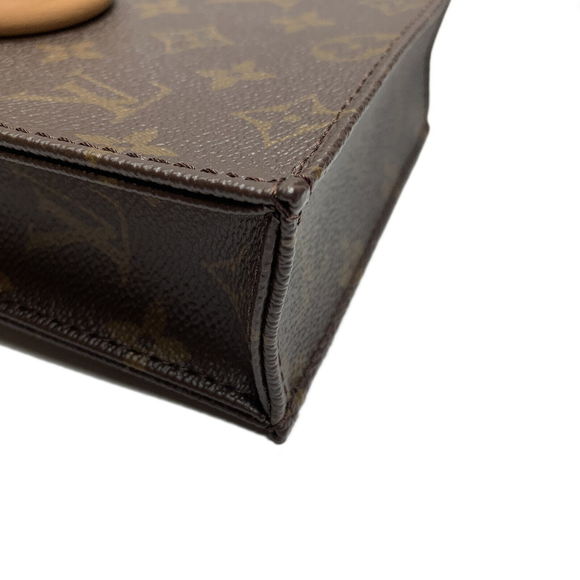 LOUIS VUITTON Petit Sac Plat Shoulder Handbag M442 Monogram Canvas - Picture 9 of 12